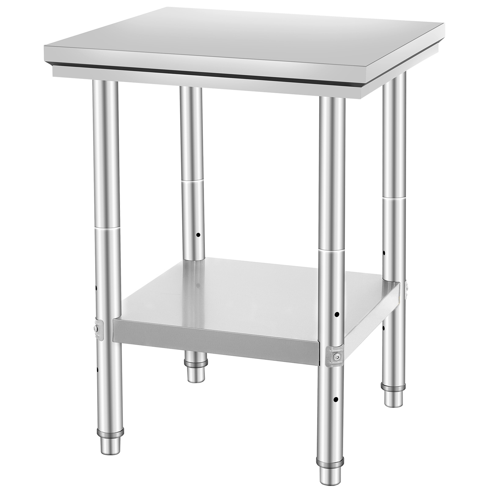 Stainless Steel Commercial Kitchen Work Food Prep Table 24"x 24"_voghion.com